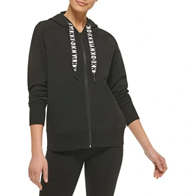Immagine di DKNY Dp2j8598 blk medium Felpa con Cappuccio, Nero, M Donna