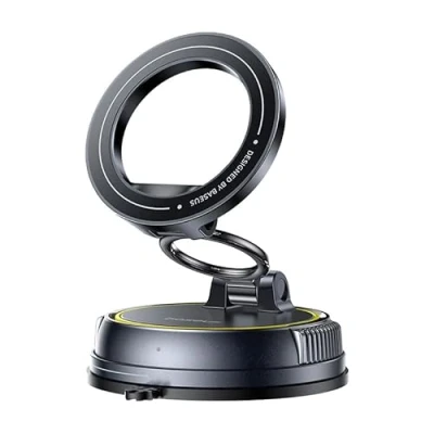 Immagine di Baseus VC2 Flex Supporto Telefono Auto Magnetico Vacuum Suction, Porta Cellulare Magsafe con Ventosa per Cruscotto e Parabrezza, Regolabile a 720 Pieghevole iPhone 16 15 14 13 Pro Max
