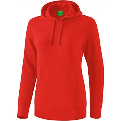 Immagine di Erima Basic Uni, Felpa con Cappuccio Donna, Rosso, S (FR: 36)