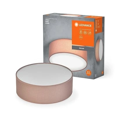 Immagine di LEDVANCE ORBIS Paris Light Affermazione 30LEDVANCE mm, marrone, presa E27, design ottimo, schermo in tessuto, adatto interni, round, Classe protezione IP20