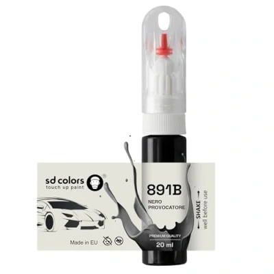 Immagine di SD COLORS NERO PROVOCATORE 891B Pennello per ritocchi da 20 ML riparazione graffi (solo vernice)