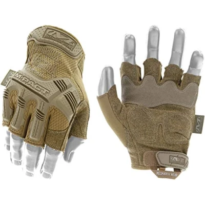 Immagine di Mechanix Wear MFL 72 011 M Pact Fingerless Guanti, Coyote, X Large
