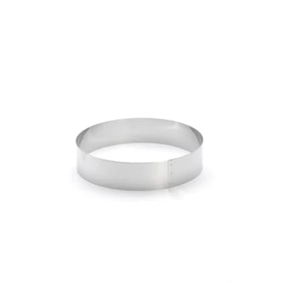 Immagine di De Buyer Anello per torte, in Acciaio inox, altezza: 4,5 cm, inossidabile, Silver, 20 x 4.5 cm