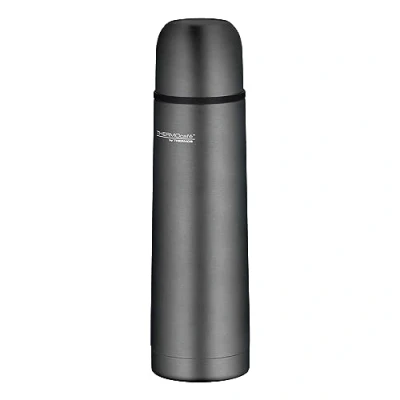 Immagine di TC BEVERAGE BOTTLE 0,75 l, thermos in acciaio inox, 12 h caldo/24 freddo, assolutamente ermetico con tappo a vite e bicchiere, per università, scuola, ufficio, viaggi, by THERMOS, turchese