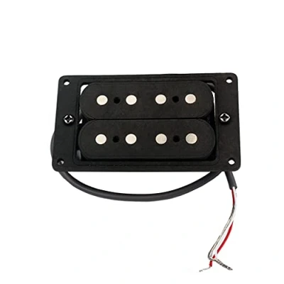 Immagine di Alnicov Pickup Humbucker a doppia bobina per sostituzione della chitarra con scatola sigari 4 corde