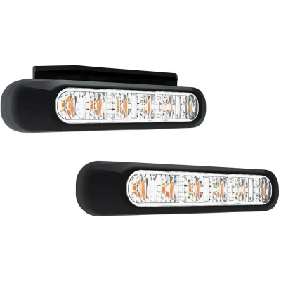 Immagine di Fristom Lampeggiante anteriore FT 200 N LED 95200N 12 V, 24 36 V via rete a bordo Montaggio Blu