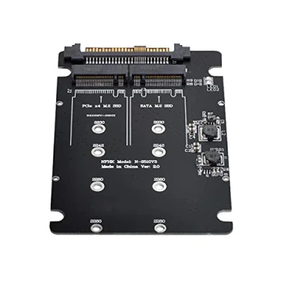 Immagine di cablecc SFF 8639 NVME U.2 to Combo NGFF M.2 M Key SATA PCIe SSD Adapter for Mainboard Replace 750 p3600 p3700