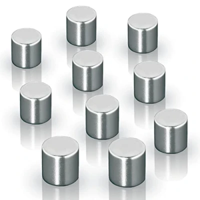 Immagine di Sigel Magnete neodimio C5 Strong (Ø x A) 10 mm cilindro Argento pz. BA701