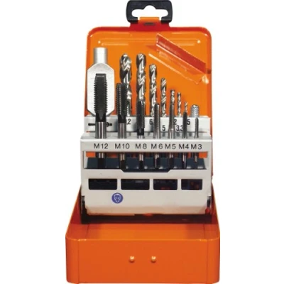 Immagine di Projahn 91013 Set di punte filettate per trapano HSS G, 15 pezzi da M3 a M12