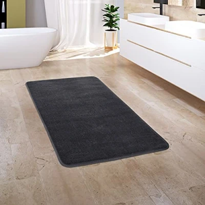 Immagine di Paco Home Tappeto Bagno Tappetino da Doccia Morbido Memory Foam Effetto 3D Lavabile, Dimensione:65x120 cm, Colore:Crema 3