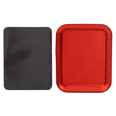 Immagine di Vassoio per parti magnetiche, minuteria magnetica Design avanzato dello strumento Modello Ciotola dadi di immagazzinaggio viti a piastra Bulloni viti(Rosso)