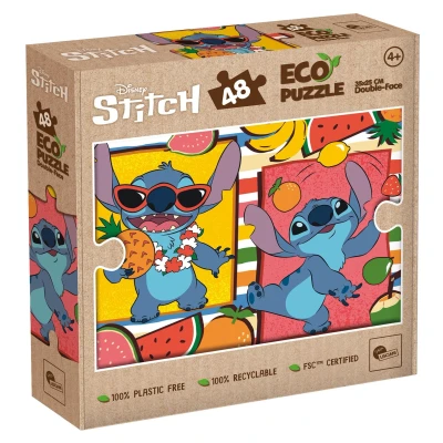 Immagine di Lisciani Giochi Disney eco puzzle mini df 48 stitch, 111114