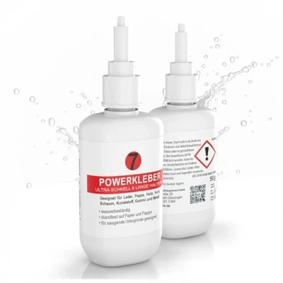 Immagine di DIP Tools colla potente, 50 ml, resistente all&#039;acqua e a lunga durata, super per metallo, istantanea, speciale, in ceramica, legno, sughero