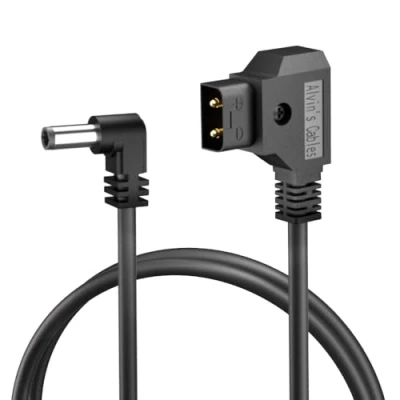 Immagine di Alvin&#039;s Cables Anton Bauer Power Tap D a 2.1 DC 12V ad angolo retto Cavo di alimentazione per KiPRO LCD monitor 60CM
