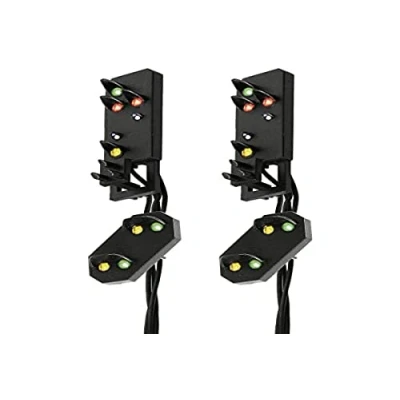 Immagine di Viessmann Modelltechnik 4751 H0 Segnale luminoso con pre segnalazione Testa di partenza Modello pronto, già assemblato DB