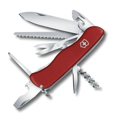 Immagine di Victorinox, Outrider, Coltello Svizzero, Originale, Multiuso, Campeggio, 14 Funzioni, Lama, grande, Apriscatole, Bloccabile