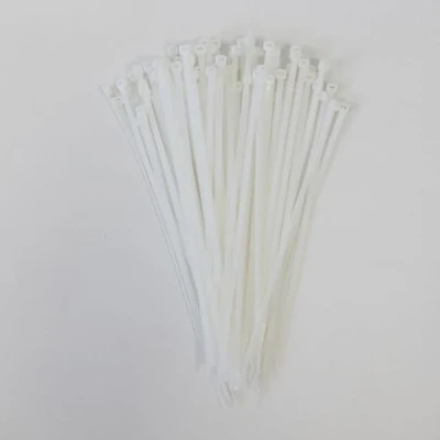 Immagine di Schneider Electric Thorsman Fascette stringicavo in poliammide, 250 x 4,8 mm, 100 pezzi, colore trasparente, varie dimensioni, bordi arrotondati lisci, super resistenti, autobloccanti per la