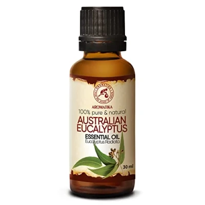 Immagine di Olio Essenziale di Eucalipto 100% Naturale 30ml Eucalyptus Radiata Australia Ideale per Bellezza Sauna Aromaterapia Diffusore Aromi Lampada Fragranza