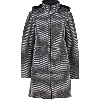 Immagine di CMP Cappotto in lana da donna con cappuccio fisso, Fumo Mel. B.Gesso, 48