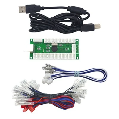 Immagine di SJJX Zero Delay USB Encoder LED Joystick Kit Arcade DIY Controller For PC Retropie Raspberry Pi MAME