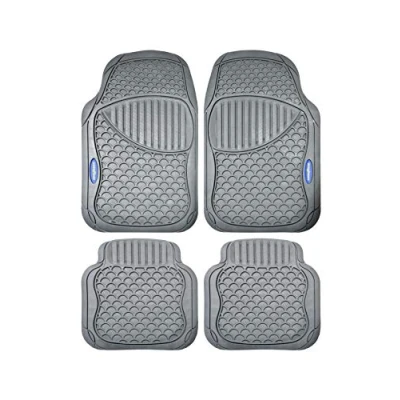 Immagine di Goodyear GOD9021 1 Set di Tappetini in Gomma, 4 Pezzi Tagliabili, Grigio Gy