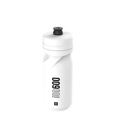 Immagine di POLISPORT 8645300206 Borraccia da bicicletta del modello S600 con una capacità di 600 ml. senza BPA per ciclisti colore bianco