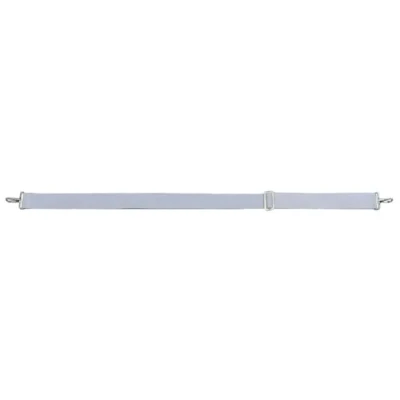 Immagine di GEWA Marching Drum, accessori per tamburi da marcia, tracolla rullante e surdo, nylon bianco, larghezza 5 cm, regolabile con moschettone