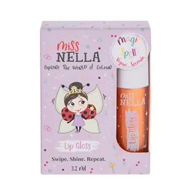 Immagine di Miss Nella Magic Spell Lip Gloss, lucidalabbra idratante per bambini, profumo di anguria, delicato sulla pelle. Dona un bacio colore puro, con lucentezza extra.