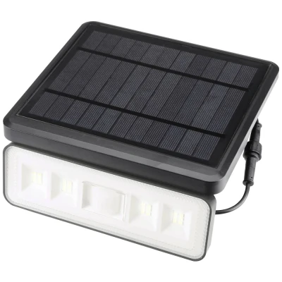 Immagine di Sygonix Faretto solare da muro con rilevatore di movimento SY 5972856 LED (monocolore) 8 W Bianco neutro Nero