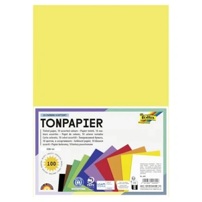 Immagine di Max Bringmann Risma di 100 fogli, formato A4, colori assortiti