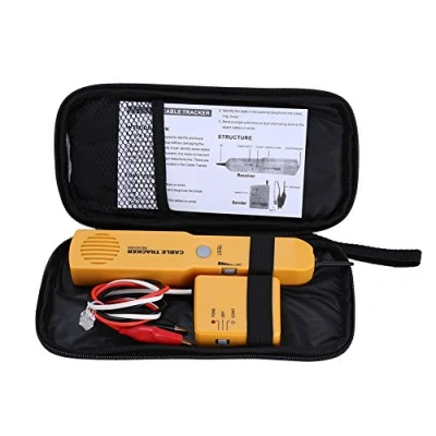 Immagine di Wire Tracer, Tester per Cavi Elettrici di Rete Generatore Toni e Kit Sonda, RJ11 Circuit Tracer Toner Breaker Finder Rilevatore Linea