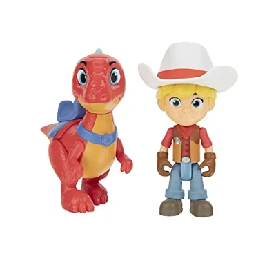 Immagine di Dino Ranch DNR0004 Confezione da 2 giocattoli Jon e Blitz, dai 3 anni in su