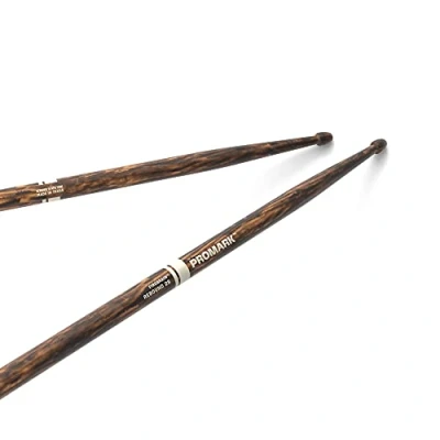 Immagine di ProMark Bacchette Batteria Rebound 2B Drum Sticks FireGrain Nessuna vibrazione in eccesso Finitura laccata, Punta di ghianda, Legno hickory 1 Coppia