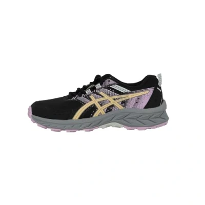 Immagine di Asics PRE Venture 9 Unisex Scarpe da trail running per bambini, Taglia: 36, Black/light orange Tessuto
