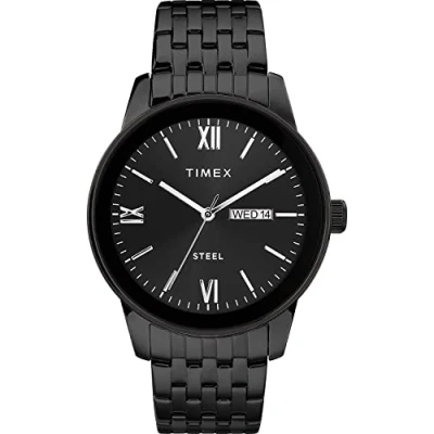 Immagine di Timex Orologio Analogico al Quarzo Uomo con Cinturino in Acciaio Inossidabile TW2T50400