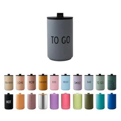 Immagine di Design Letters Tazza Termica Festa Della Mamma Idee Regalo Termos Caffè Acciaio Inossidabile da Viaggio Senza BPA/BPS Tazzine Caffe Caffe, 350 Ml