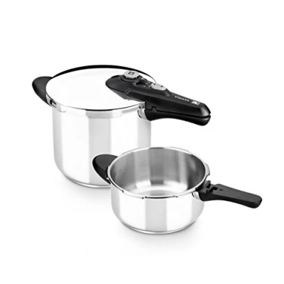 Immagine di BRA Vitesse Inox Set Pentole a pressione 4+7 l