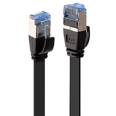 Immagine di LINDY 47480 RJ45 cavo di rete, patch CAT 6A U/FTP 0.30 m Nero con protezione 1 pz.
