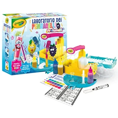 Immagine di CRAYOLA Laboratorio dei Pennarelli Profumelli Neon, Crea i tuoi Profumati con Colori Attività Creativa e Regalo per Bambini, da 6 anni