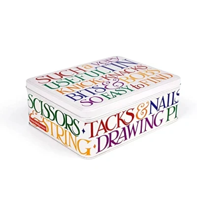 Immagine di Emma Bridgewater Rainbow Toast Deep Rectangular Tin 195 x 154 75mm