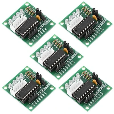 Immagine di Walfront 5pcs ULN2003 Driver Board, Scheda Motore Passo passo, Stepping Modulo per 4 Phrase Stepper Motor