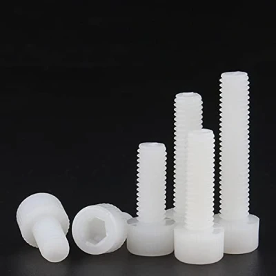 Immagine di CONPHERON Viti a Esagono Incassato in Nylon (Bulloni) Brugola Plastica, M4x30 mm,40 Pezzi