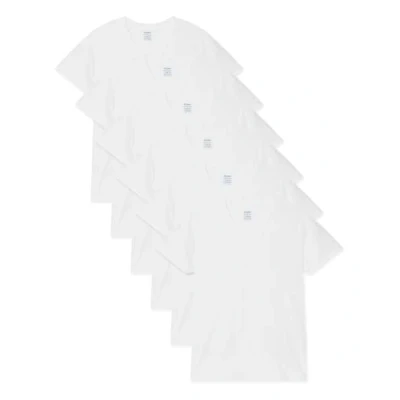 Immagine di Gildan T shirt da uomo con scollo a V, confezione multipla bianco XX Large