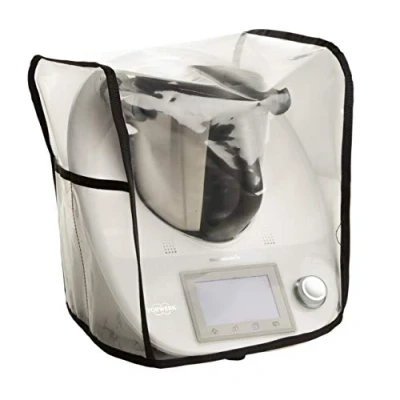 Immagine di Custodia antimacchia Trasparente per THERMOMIX TM6 TM5 TM31. MOD Nero