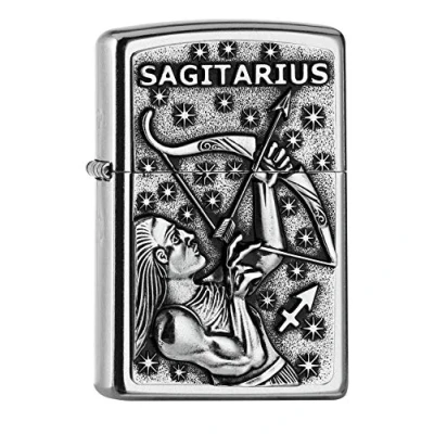 Immagine di Zippo, 2006505, PL AA8207 SagitariusTierkr. V19 Accendino in ottone, design, 5,83,81,2