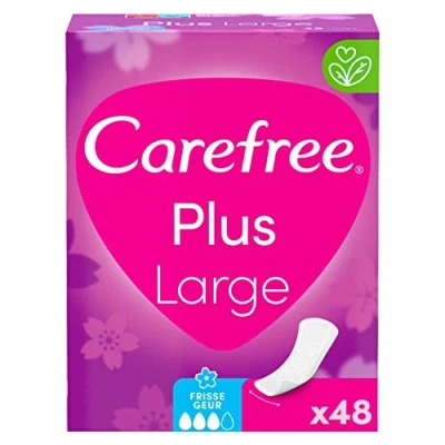 Immagine di Carefree assorbenti igienici, plus large, profumo fresco, 48 pz