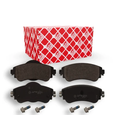 Immagine di FEBI BILSTEIN 16866 kit pastiglie freno Assale anteriore con segnalatore acustico usura bulloni/viti CITROËN: C4 II Hatchback, DS4 Hatchback