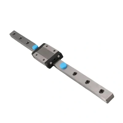 Immagine di Guide Lineari Scorrevoli, Guida di Scorrimento Lineare in Miniatura con Blocco Scorrevole Cuscinetto Lineare1 Pz per Bracci Robotici Macchina Misurazione
