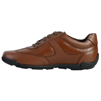 Immagine di Geox U Edgware A, Sneakers Uomo, Marrone Cognac, 46 EU