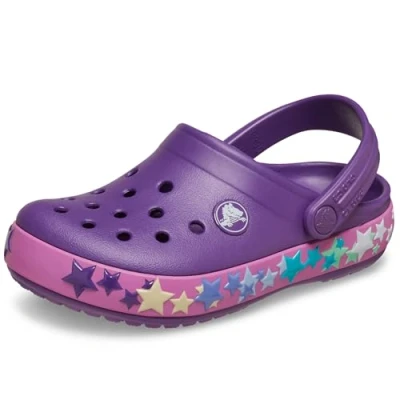 Immagine di Crocs Crocband Clog T, Zoccoli Unisex Bambini e ragazzi, Lights (Amethyst), 19/20 EU